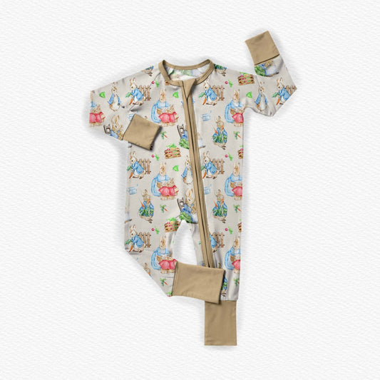 Some Bunny Loves You Bamboo Zippy Pajamas