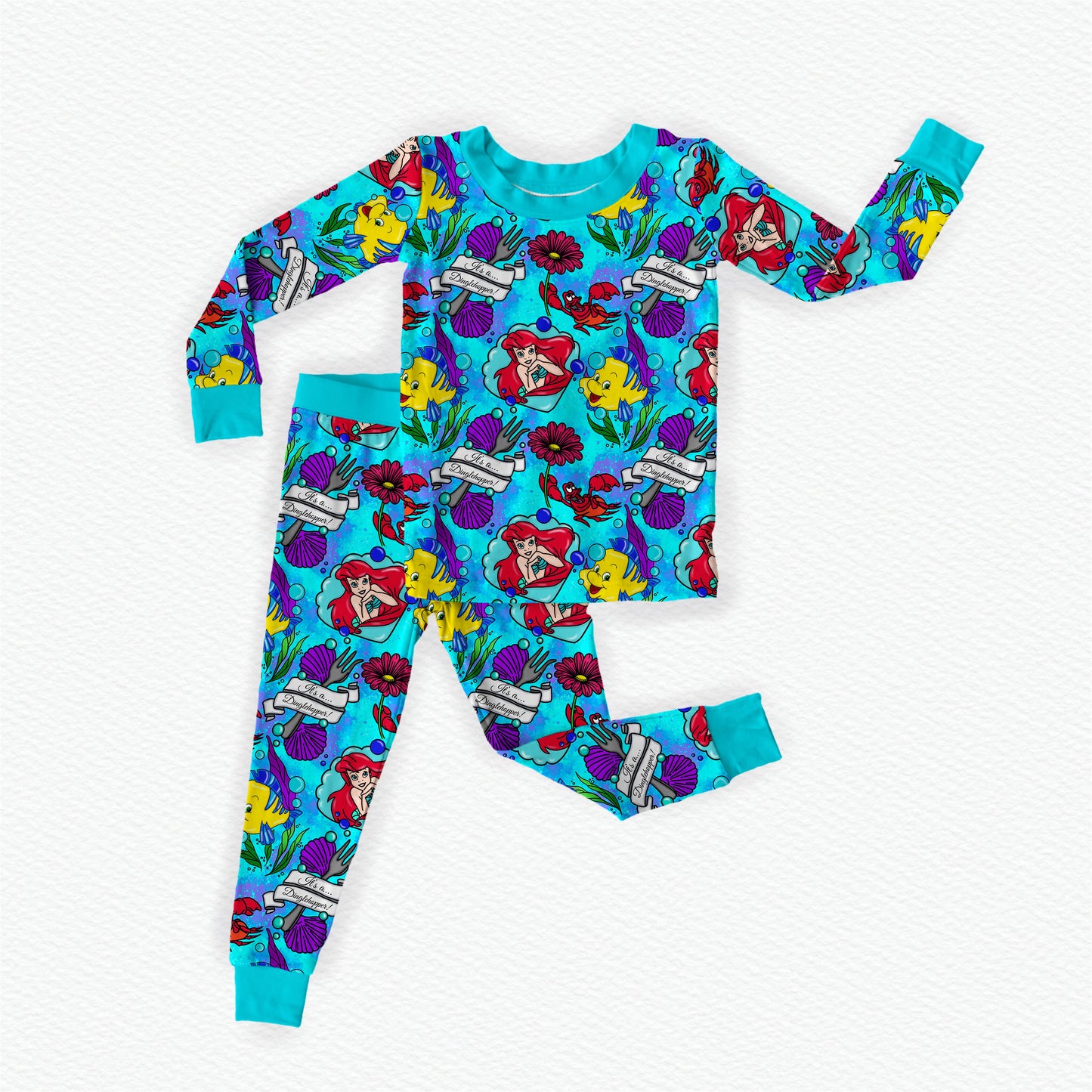 Dinglehopper Bamboo Long Sleeve Two Piece Pajama Set