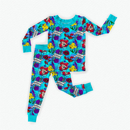 Dinglehopper Bamboo Long Sleeve Two Piece Pajama Set