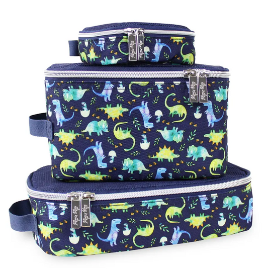 Itzy Ritzy - NEW Pack Like a Boss™ Raining Dinos Diaper Bag Packing Cubes