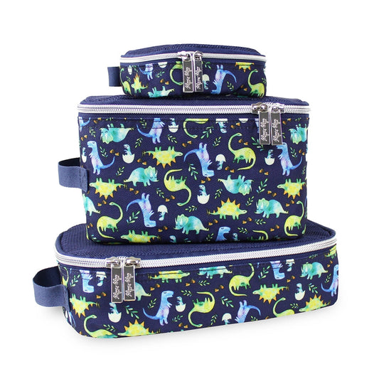 Itzy Ritzy Pack Like A Boss Packing Cubes Blue Dino