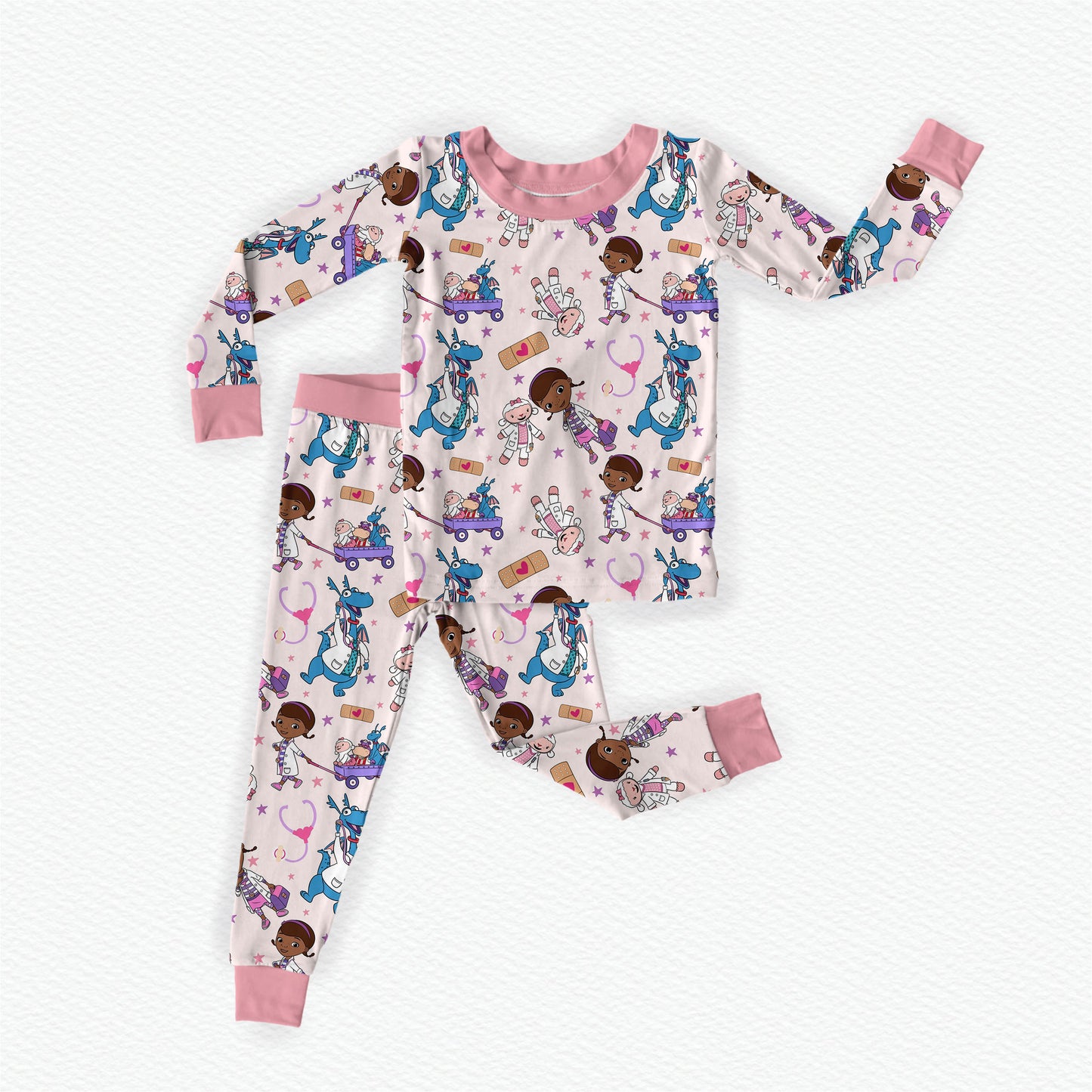 McStuffins Bamboo Long Sleeve Two Piece Pajama Set