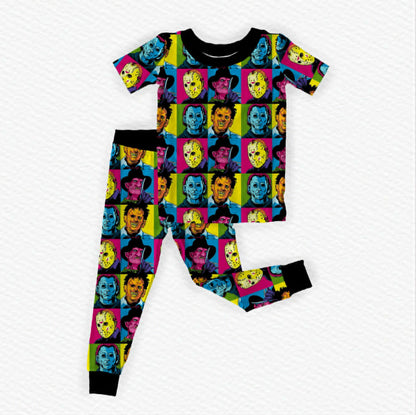 Pop Art Killa's Bamboo Short Sleeve Two Piece Pajama Set