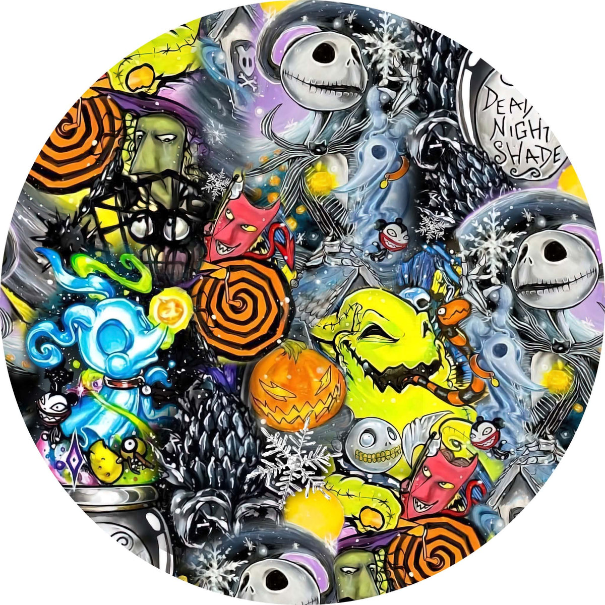 Neon Nightmare Bamboo Standard Pillowcase