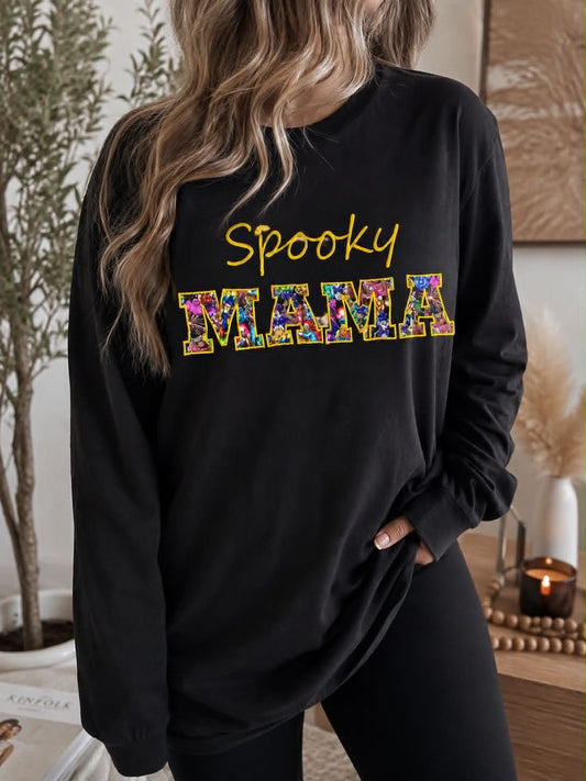 The Britches Box Adult MAMA Embroidered Crewneck - Limited Edition Subscription - SEPTEMBER