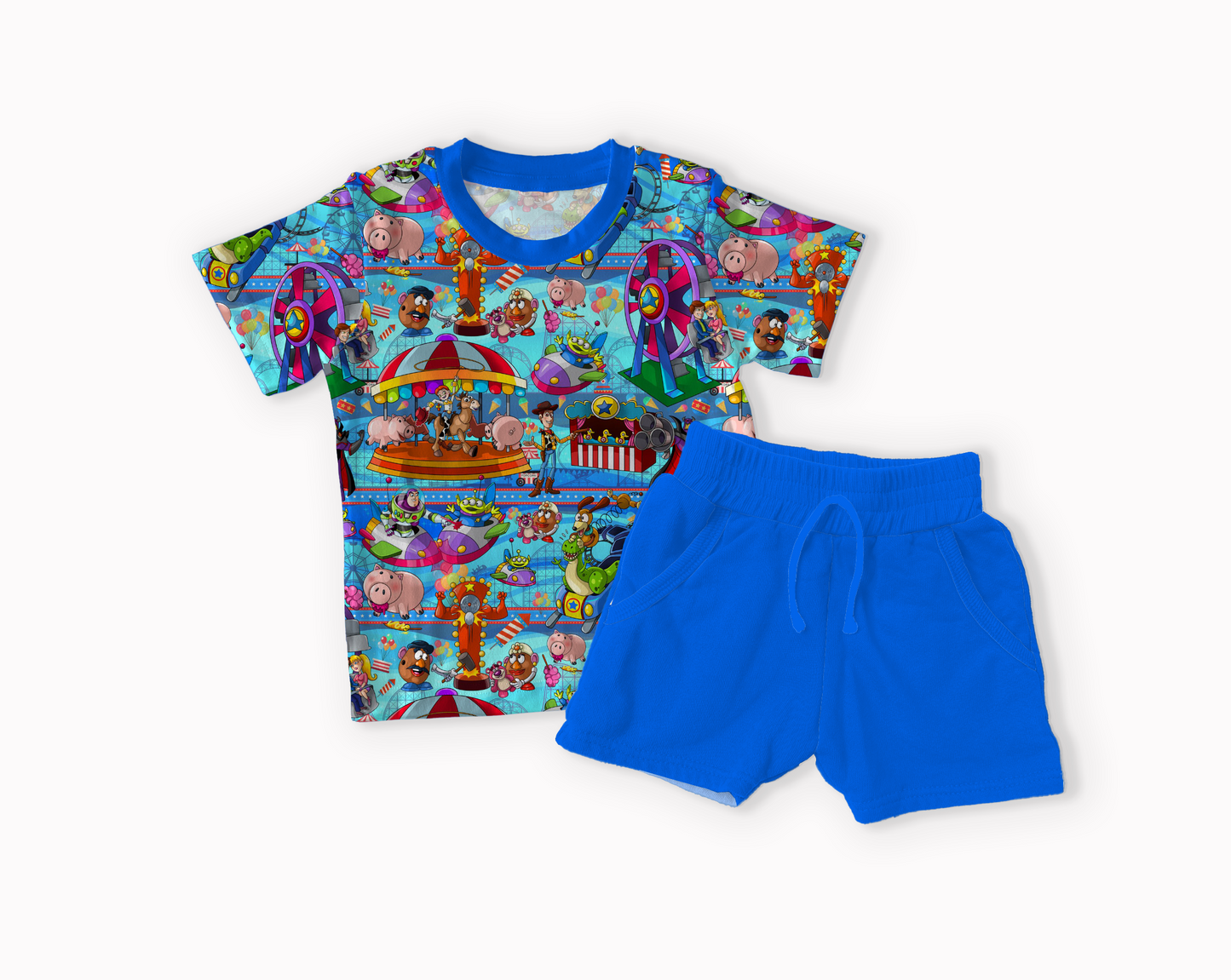 Toy Story Carnival Bamboo T-shirt & Shorts Set