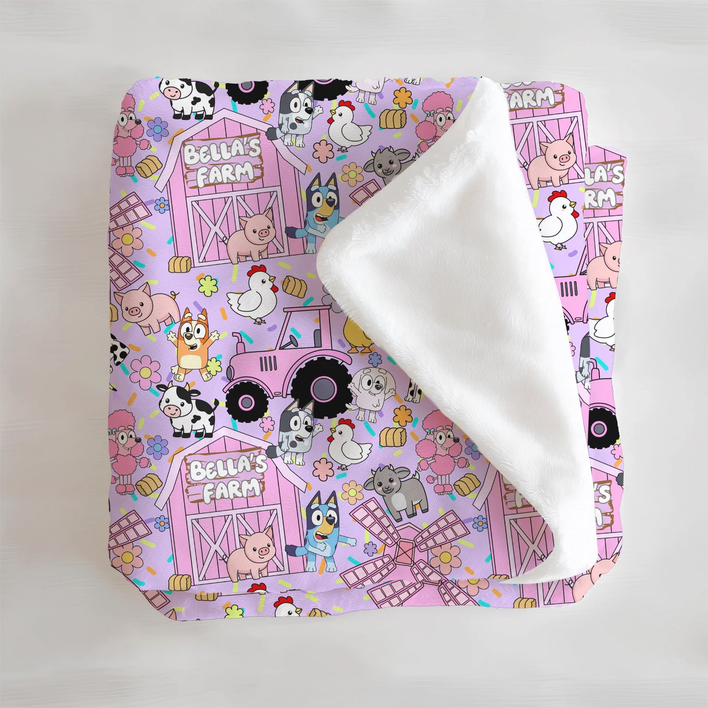 B-I-N-G-O Was Her Name-o Minky Blanket