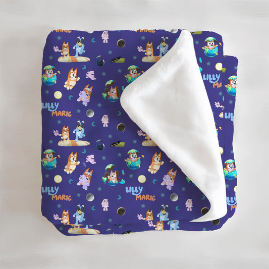 Sleepytime Personalized Minky Blanket