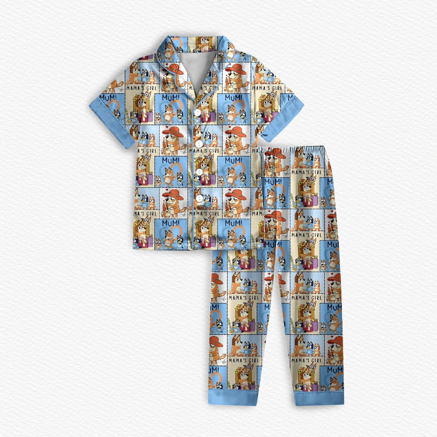 Mama's Girl ADULT Bamboo Short Sleeve & Pants Lounge Set