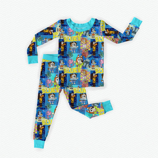 I'm Ready! Bamboo Long Sleeve Two Piece Pajama Set