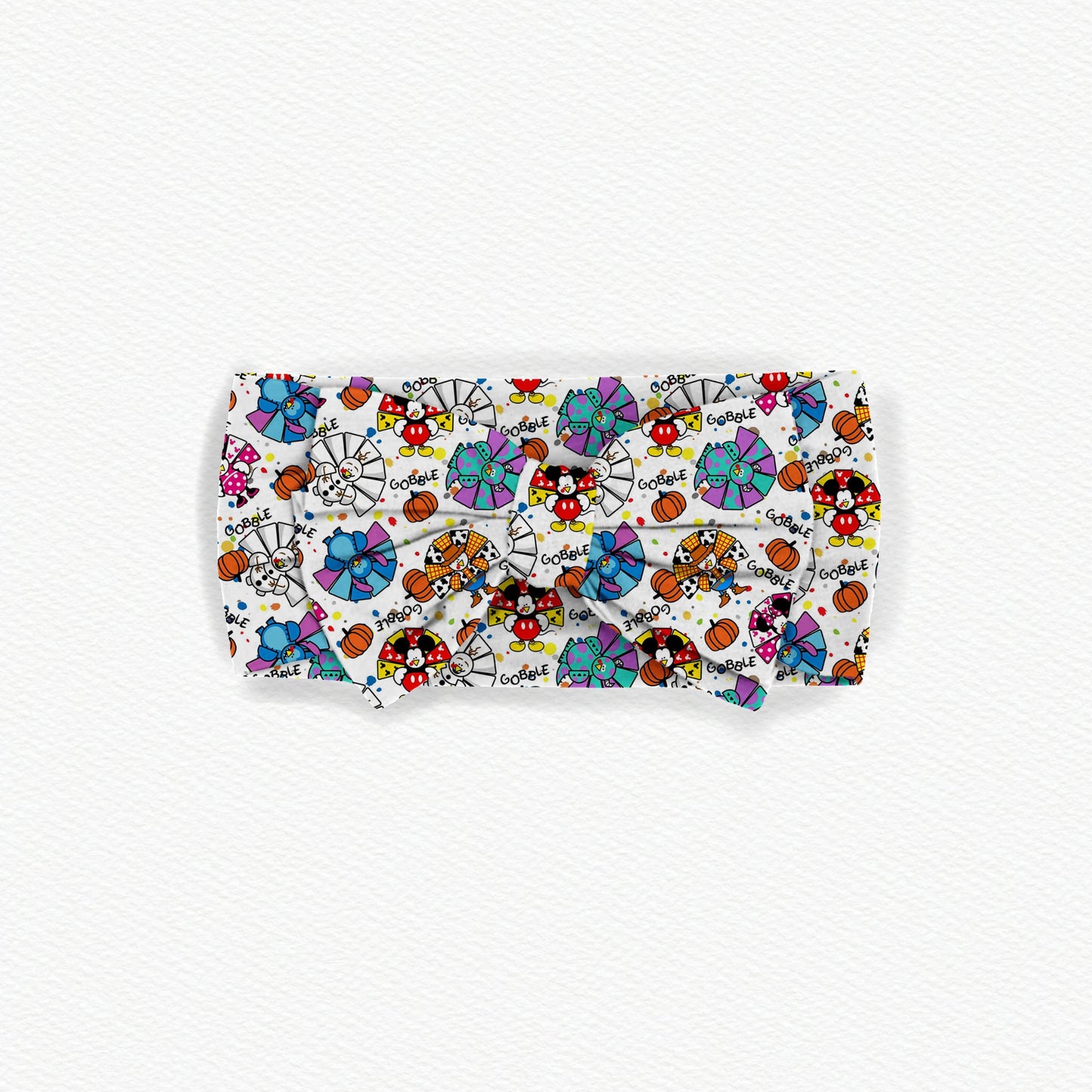 Walt's Pumpkin Pie Bamboo Bow Headband