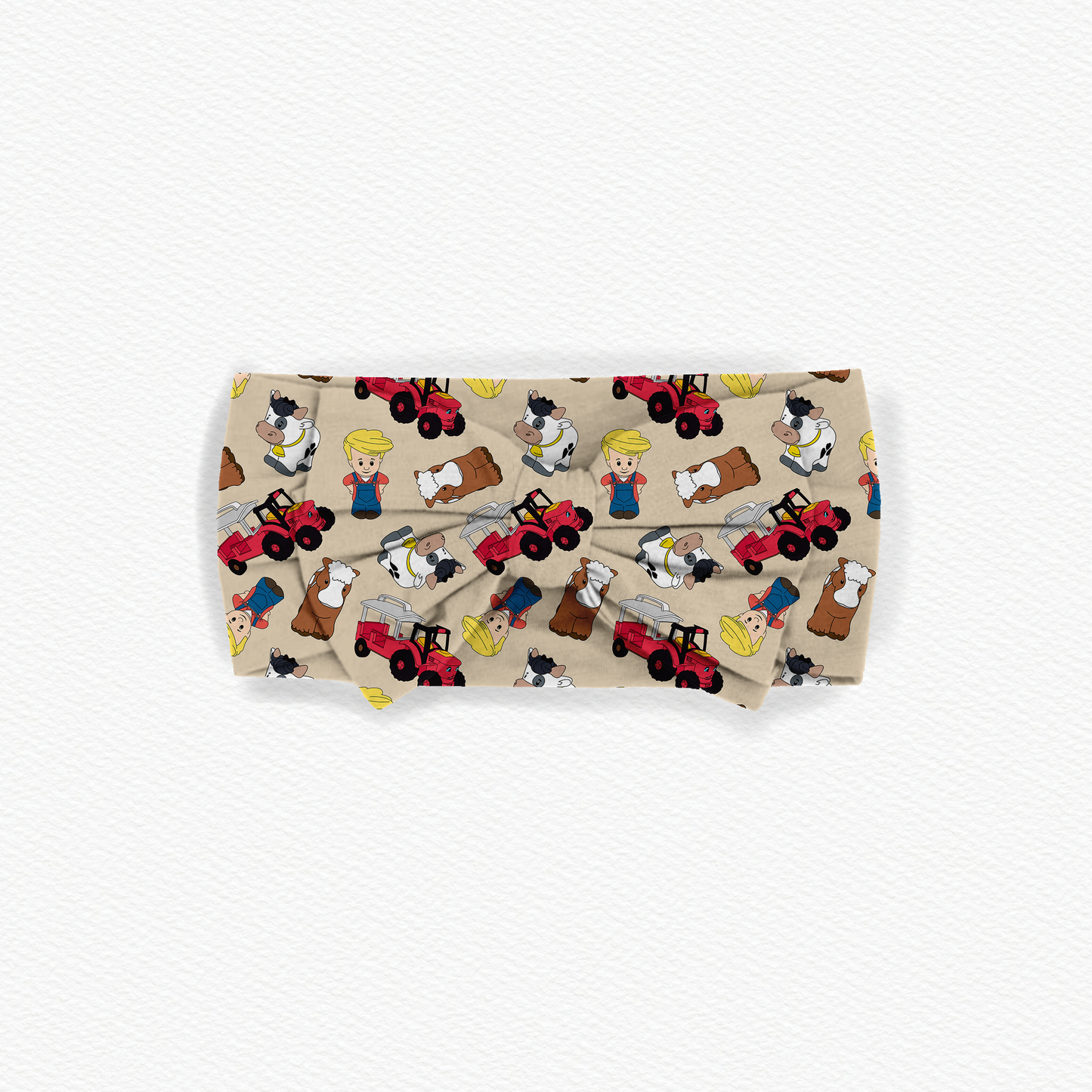 Farm Tiny People Bamboo Bow Headband