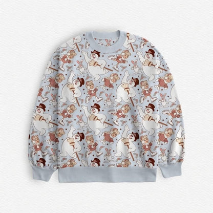 He's A Jolly, Happy Soul Bamboo Adult French Terry Crewneck
