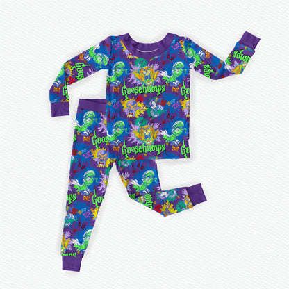 Goosebumps Bamboo Long Sleeve Two Piece Pajama Set