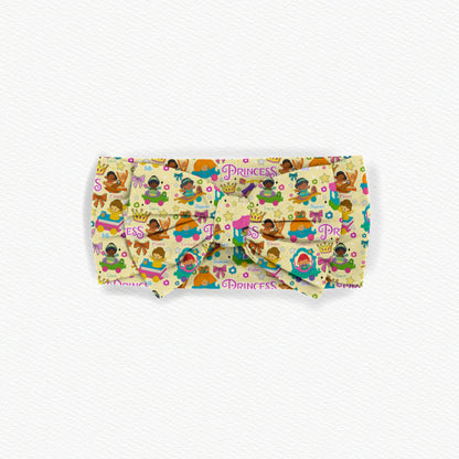 Princess Playdate Adjustable Bamboo Bow Headband