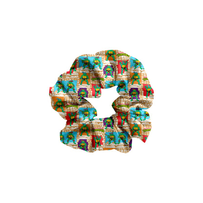 Vintage Drop Bamboo Scrunchies