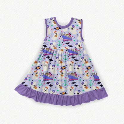 Boo Voyage! Bamboo Ruffle Tank Dress