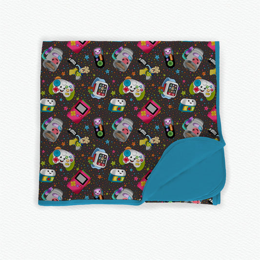 Toy Box Favorites Double Layer 50x50 Bamboo Blanket