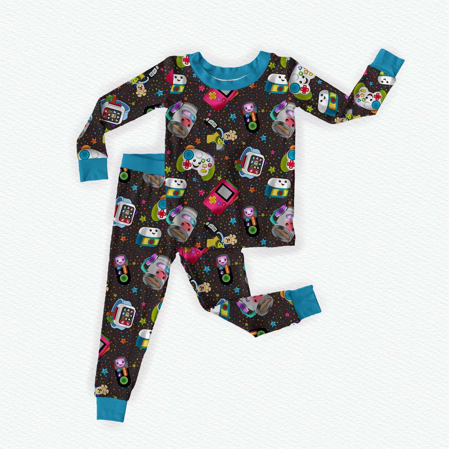 Toy Box Favorites Bamboo Long Sleeve Two Piece Pajama Set