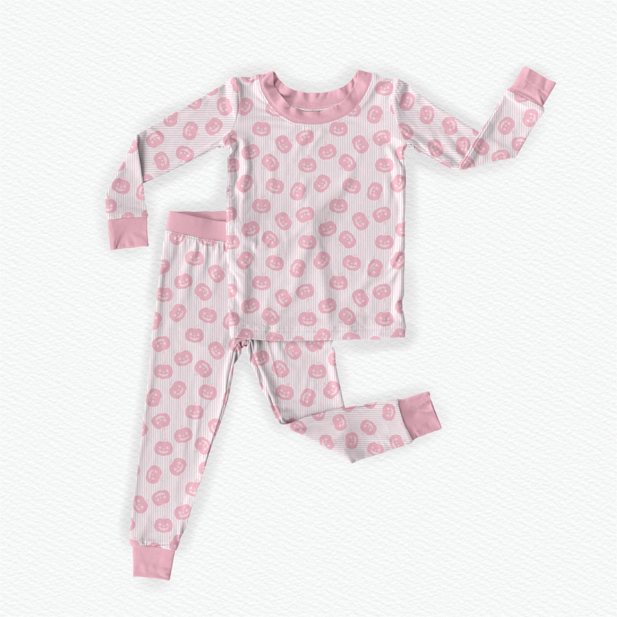 Pretty Little Pumpkins Bamboo Long Sleeve Two Piece Pajama Set