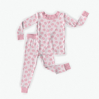 Pretty Little Pumpkins Bamboo Long Sleeve Two Piece Pajama Set