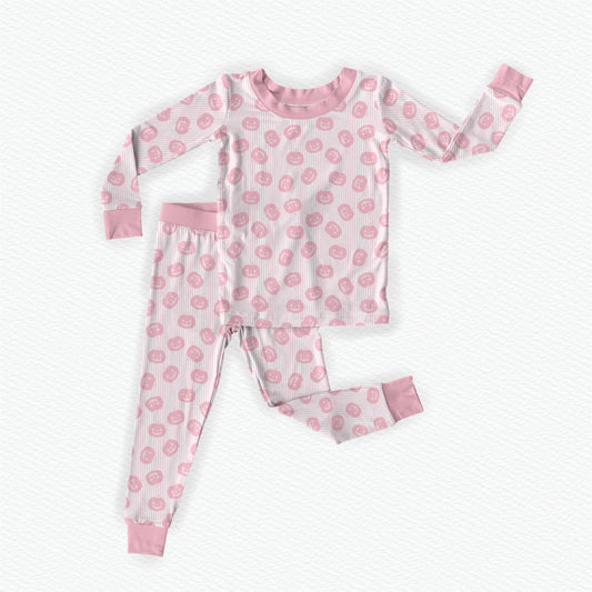 Pretty Little Pumpkins Bamboo Long Sleeve Two Piece Pajama Set