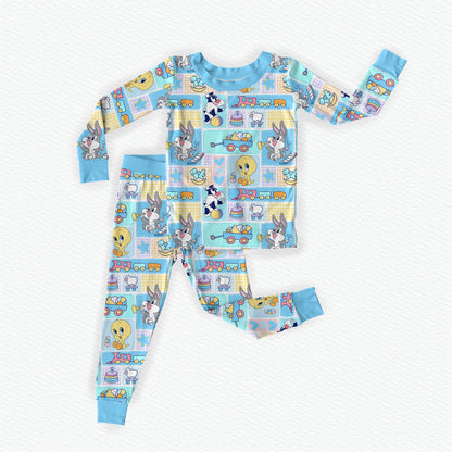 Looney Tunes Bamboo Long Sleeve Two Piece Pajama Set