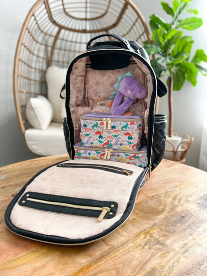 Itzy Ritzy Pack Like a Boss Diaper Bag Storage Packing Cubes- Dinosaur Darling Dinos