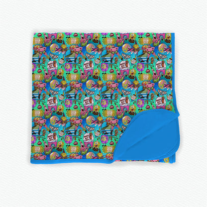 Goofy Goobers Double Layer 50x50 Bamboo Blanket