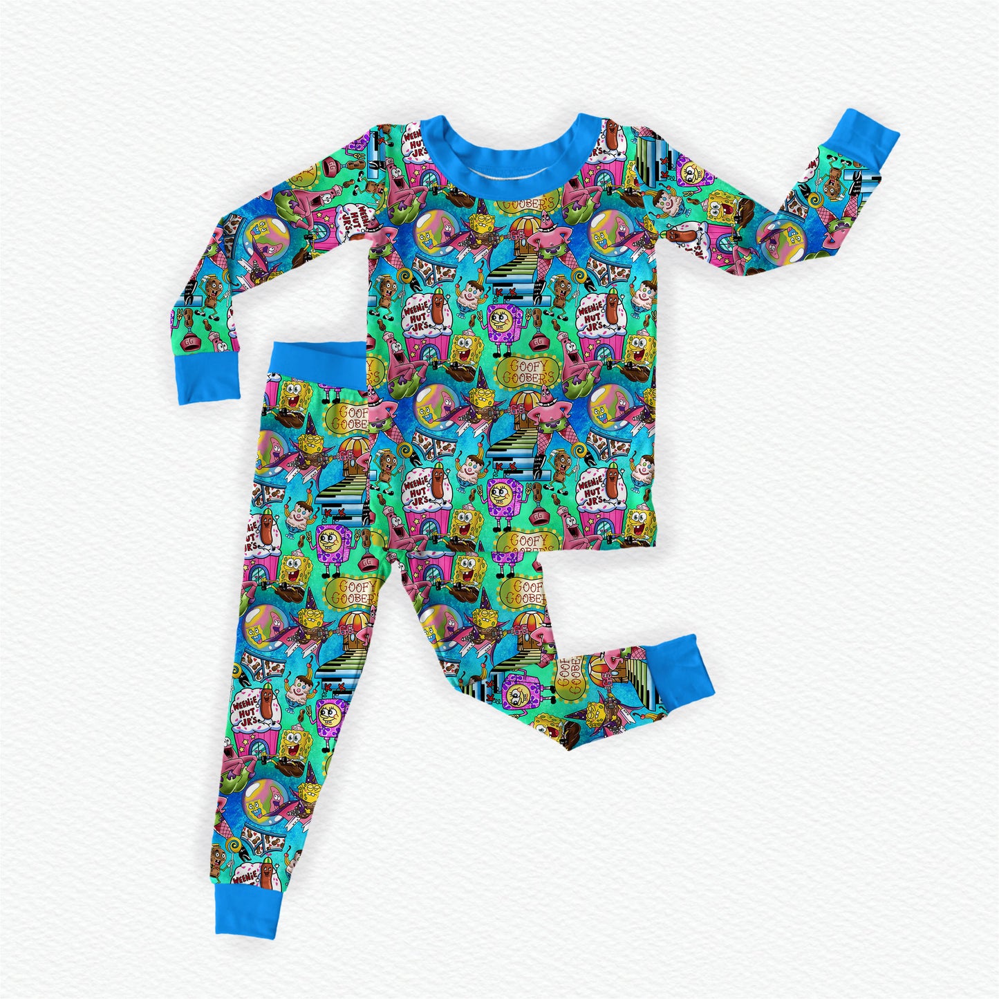 Goofy Goobers Bamboo Long Sleeve Two Piece Pajama Set