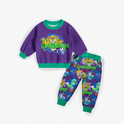 Goosebumps Bamboo French Terry Crewneck & Joggers Set