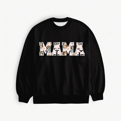 Nice Costume, Rita. MAMA Embroidered French Terry Bamboo Spandex Adult Sweatshirt