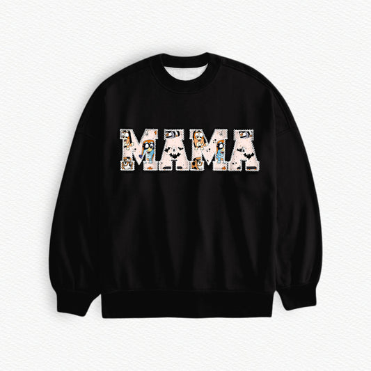 Nice Costume, Rita. MAMA Embroidered French Terry Bamboo Spandex Adult Sweatshirt