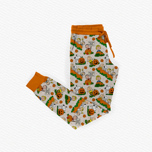 Great Pumpkin Bamboo Adult Jogger Style Pants