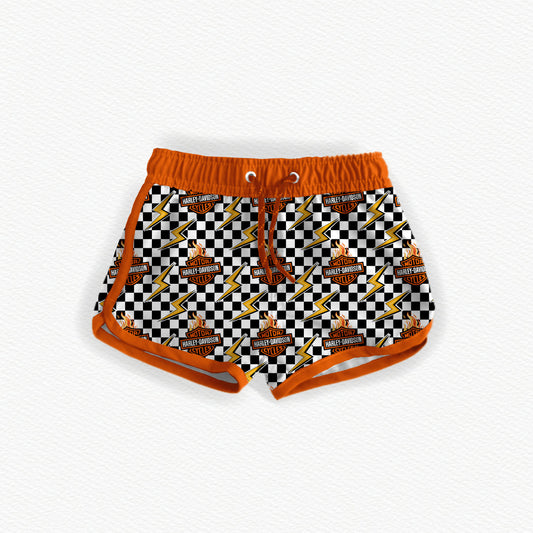 My Daddy Rides A Harley Swim Trunks