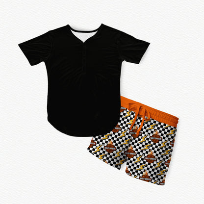 My Daddy Rides A Harley Bamboo Women's Short Sleeve & Shorts Pajama Set