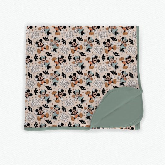 Hey BOO! Double Layered Bamboo Blanket