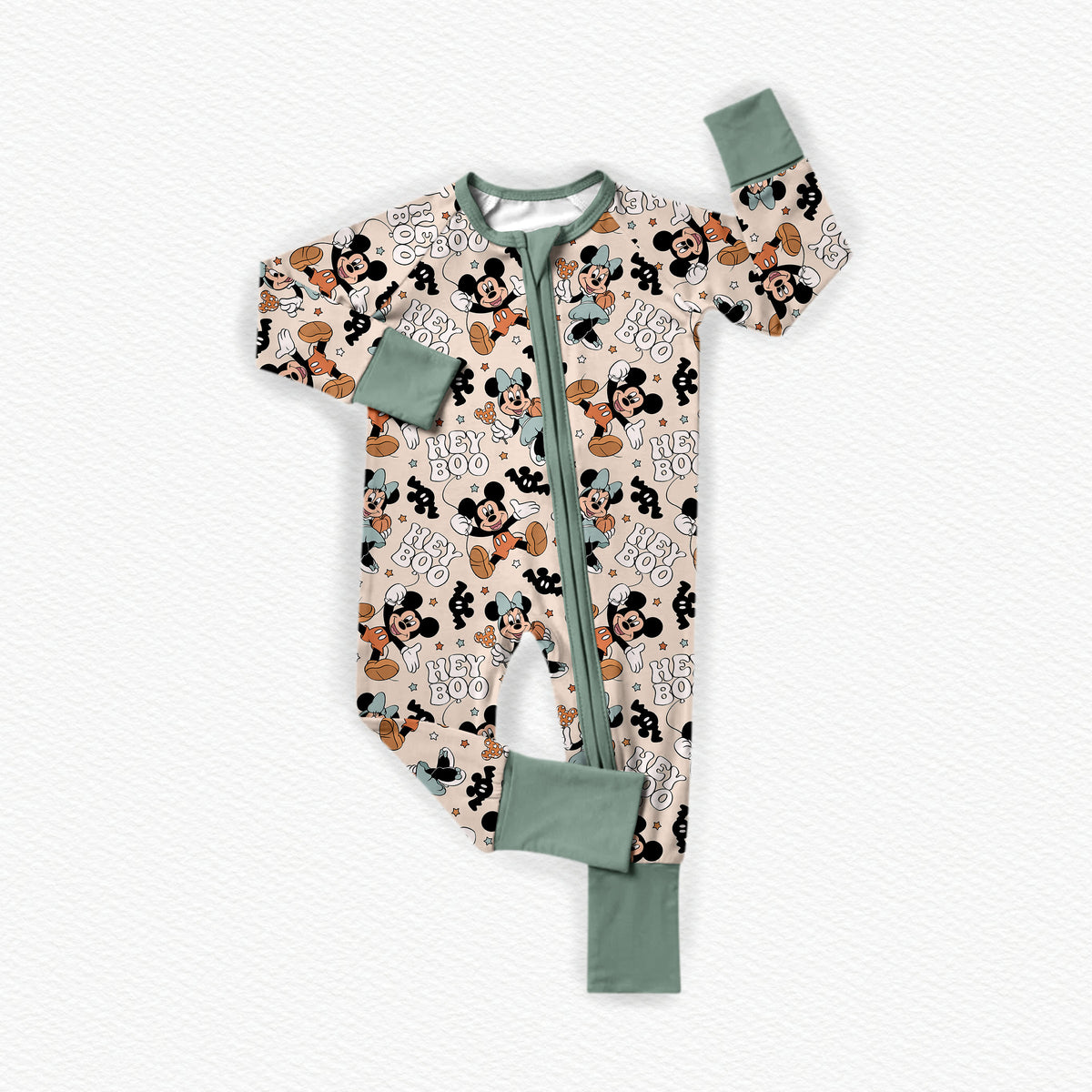 Hey BOO! Bamboo Zippy Pajamas