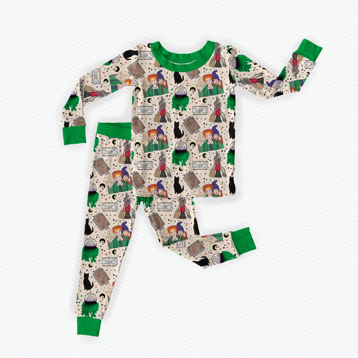 I Put A Spell On You Bamboo Long Sleeve Two Piece Pajama Set