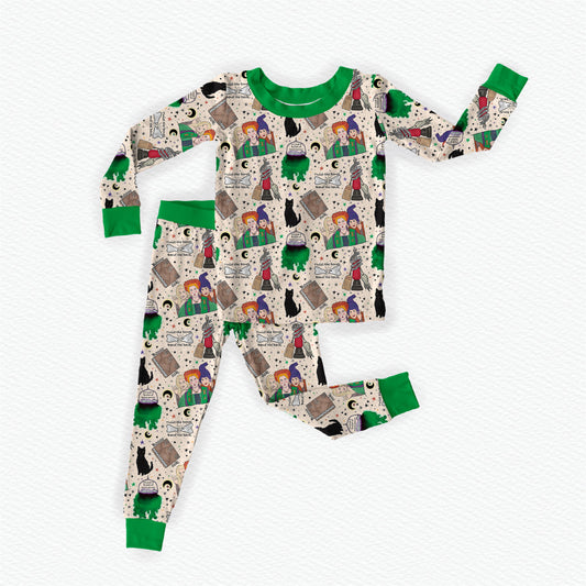 I Put A Spell On You Bamboo Long Sleeve Two Piece Pajama Set