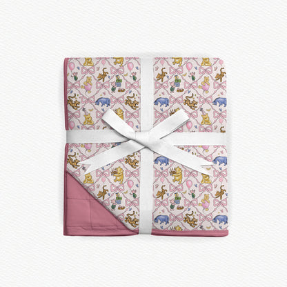 Cake & Honey Quilted Bamboo Blanket