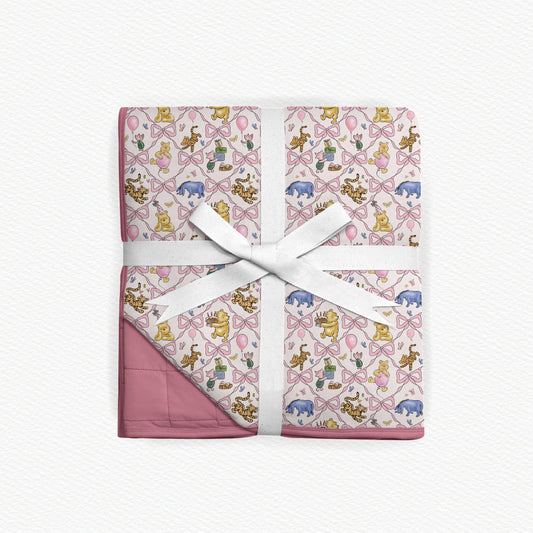 Cake & Honey Quilted Bamboo Blanket