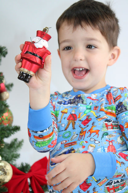 Classic Christmas Films Long Sleeve Two Piece Pajama Set