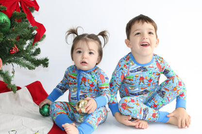 Classic Christmas Films Long Sleeve Two Piece Pajama Set