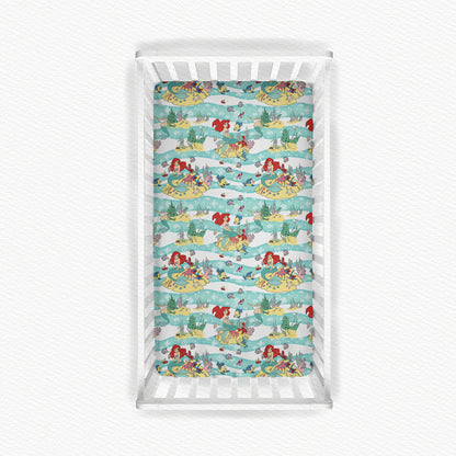 The Little Mermaid Bamboo Crib Sheet