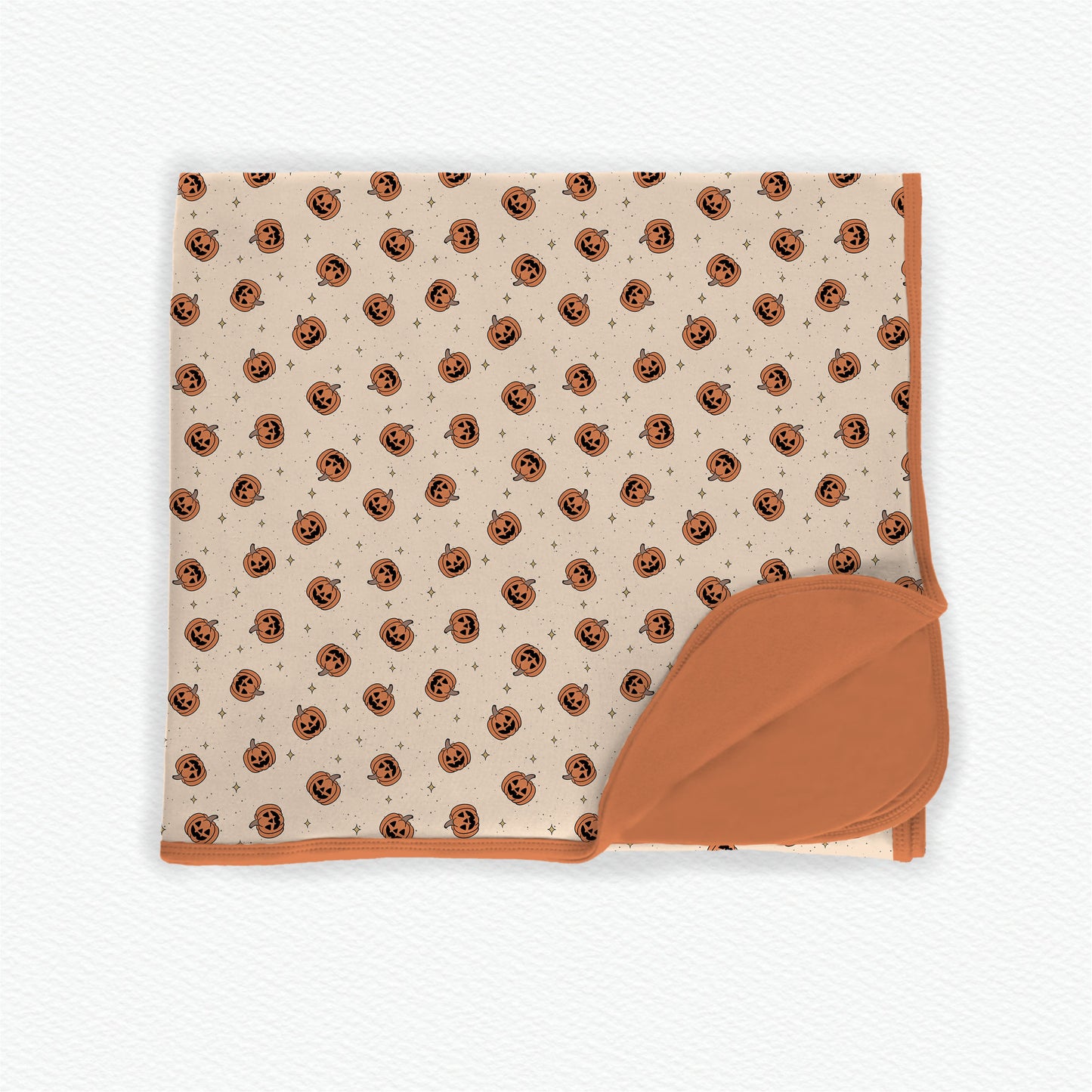 Jack-O-Lantern Bamboo Blanket