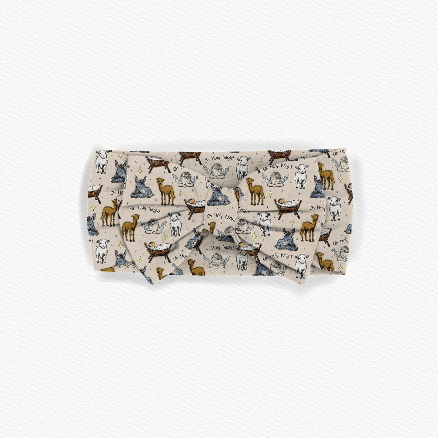 Oh Holy Night Bamboo Bow Headband