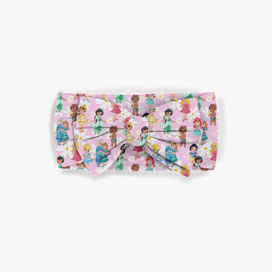 Baby Doll Royals Adjustable Bamboo Bow Headband