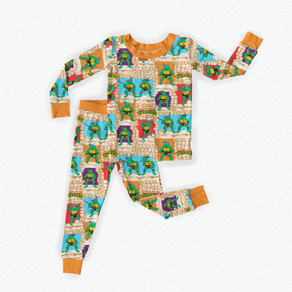 Ninja Turtles Bamboo Long Sleeve Two Piece Pajama Set