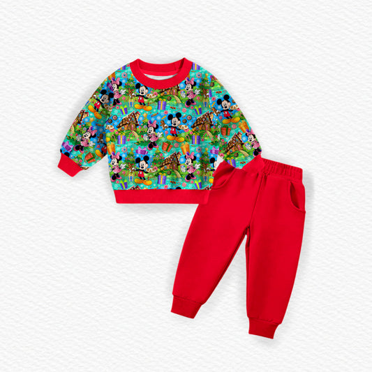 Candy Cane Lane Bamboo Crewneck & Jogger Set